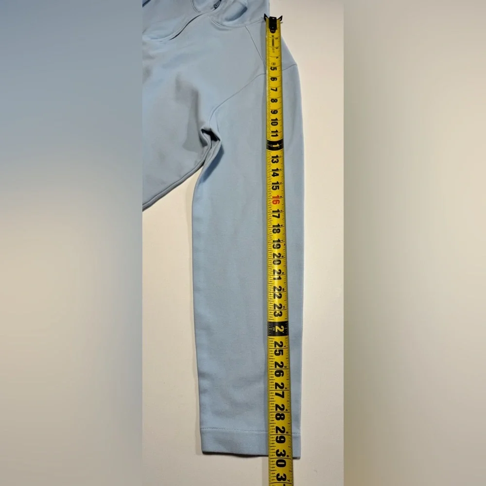 BONOBOS Men Size L Blue Quarter Zip Sweatshirt Long Sleeve Cotton Blend Slim Fit - Picture 7 of 7